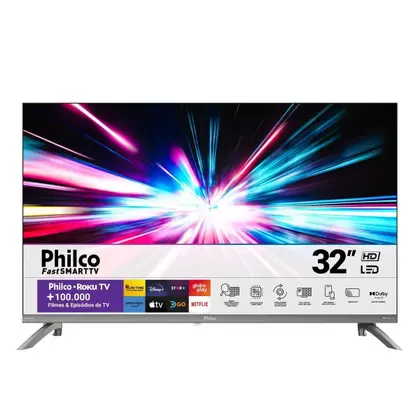 Philco Smart TV 32" Roku TV